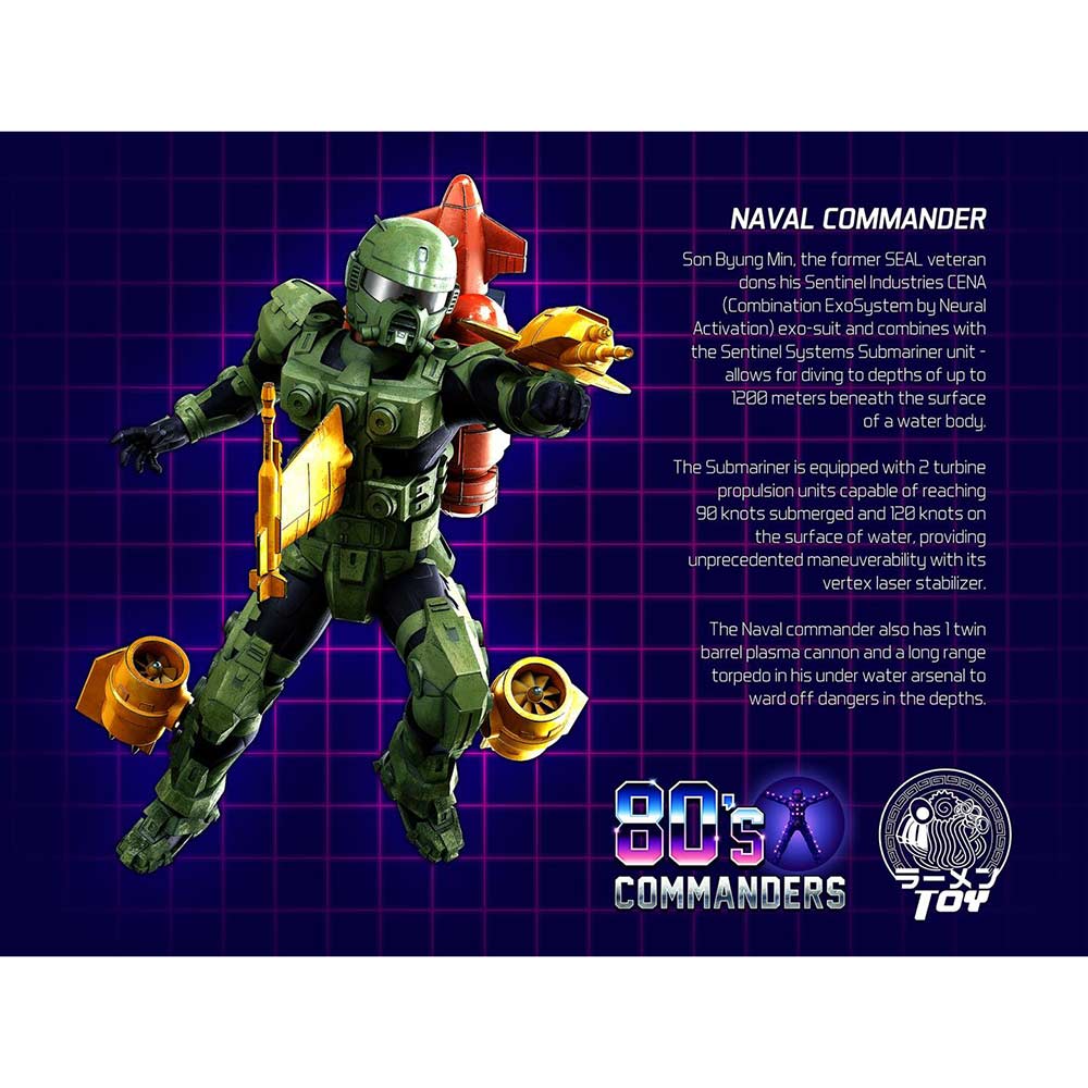 Ramen Toys #80C03 - 80's Commander - Naval Force Commander Image_2