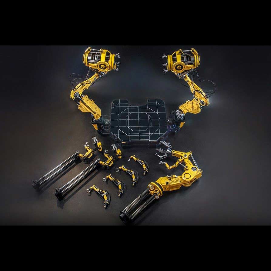 (PO) Quarter Scale QS021 - Iron Man 2 - Iron Man Mark IV with Suit-Up Gantry Image_21
