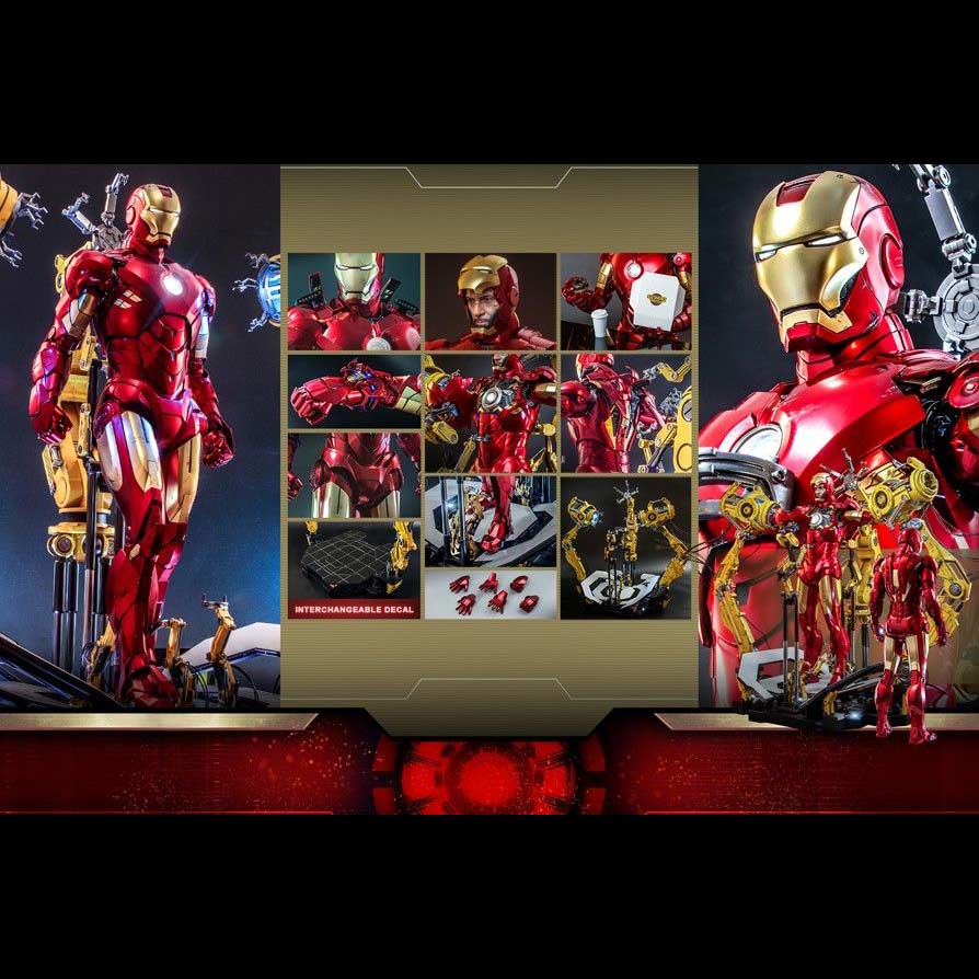 (PO) Quarter Scale QS021 - Iron Man 2 - Iron Man Mark IV with Suit-Up Gantry Image_23