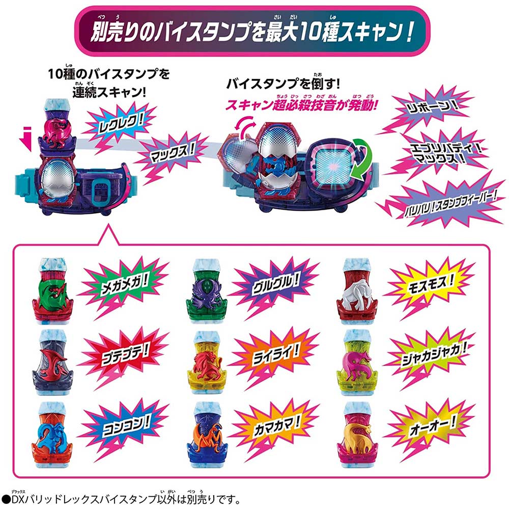 Kamen Rider Revice DX Barid Rex Vistamp Image_8