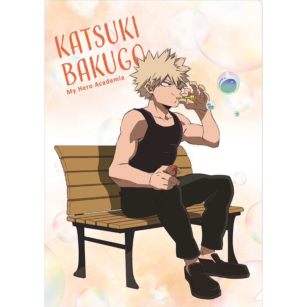 (PO) My Hero Academia Clear File Bakugo Soap Bubble Image_1