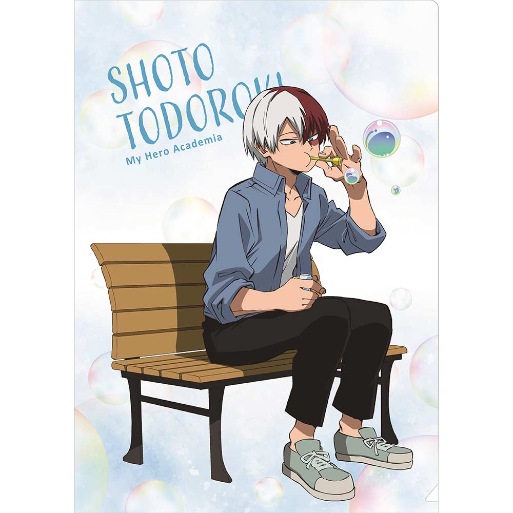 (PO) My Hero Academia Clear File Todoroki Soap Bubble Image_1