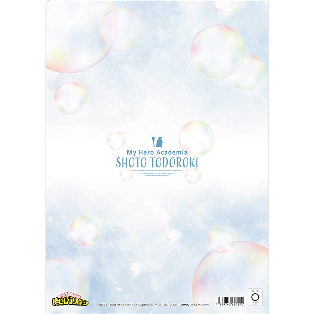 (PO) My Hero Academia Clear File Todoroki Soap Bubble Image_2