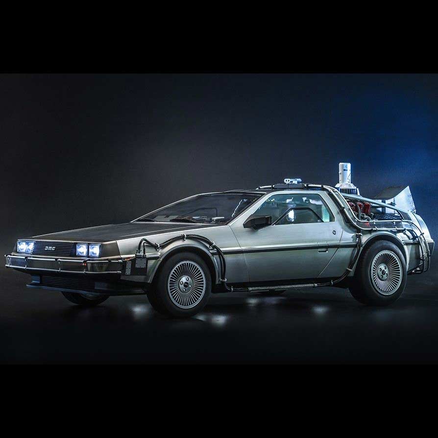 (PO) Movie Masterpiece Series MMS636 - Back to the Future II - Delorean Time Machine Image_1