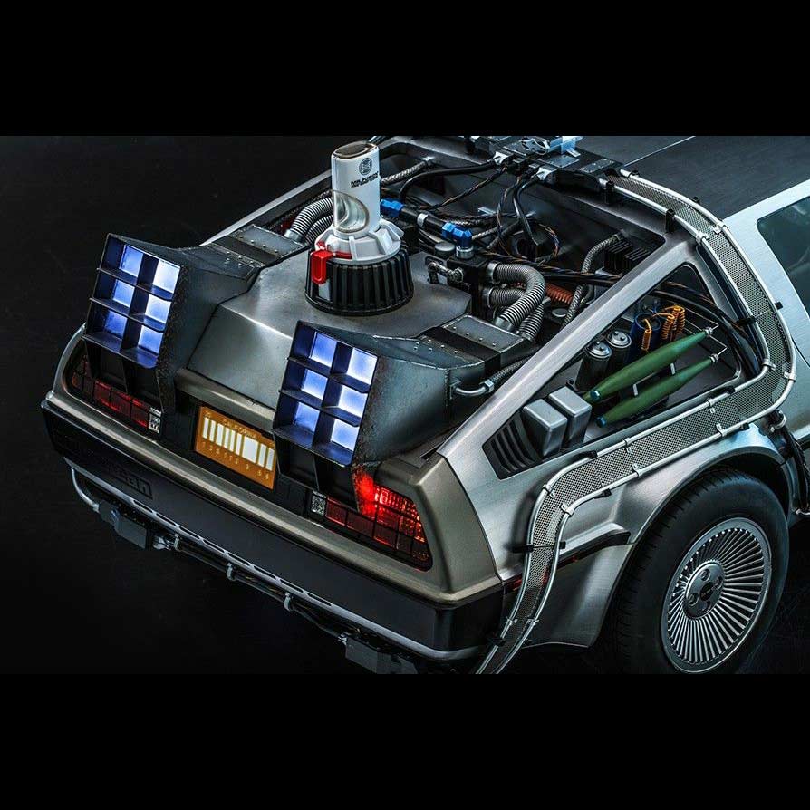(PO) Movie Masterpiece Series MMS636 - Back to the Future II - Delorean Time Machine Image_2