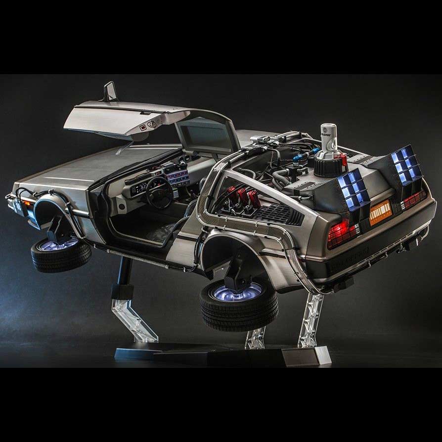 (PO) Movie Masterpiece Series MMS636 - Back to the Future II - Delorean Time Machine Image_3