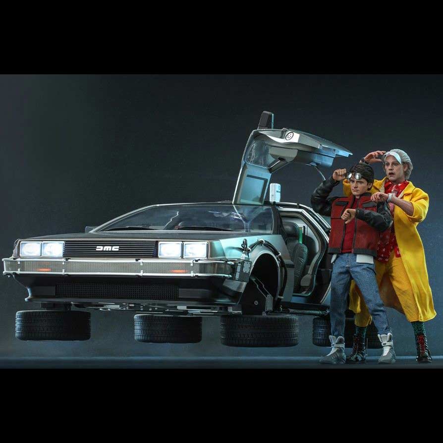 (PO) Movie Masterpiece Series MMS636 - Back to the Future II - Delorean Time Machine Image_12