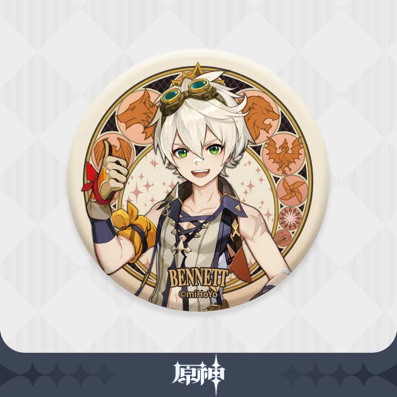 Genshin Impact Mondstadt Series Chara Can Badge - Bennett Image_1