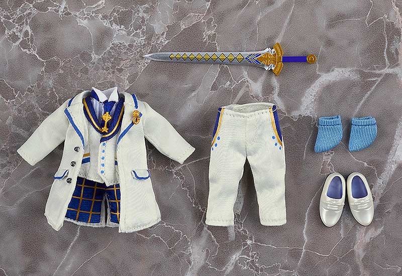 (PO) Nendoroid Doll Clothes Set Fate/Grand Order - Saber / Arthur Pendragon (Prototype) Costume Dress White Rose Ver. Image_7