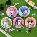Kuji - Yurucamp Dream Can Badge Maple Leaf & Smelt art Image_2