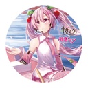 (PO) Hirosaki Sakura Festival 2022 x Sakura Miku Holographic Tradable Pin Badges Image_3