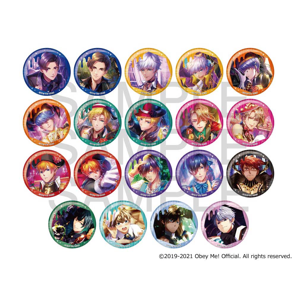 Obey Me! Trading Metallic Can Badge [BOX] Image_1