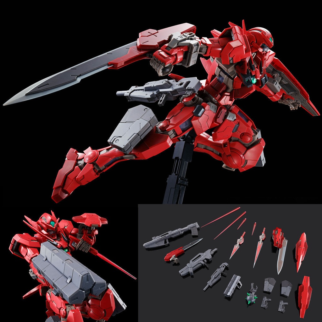 MG 1/100 Gundam 00 GNY-01F Gundam Astraea Tyye-F (Full Weapon Set) (P Bandai) Image_7