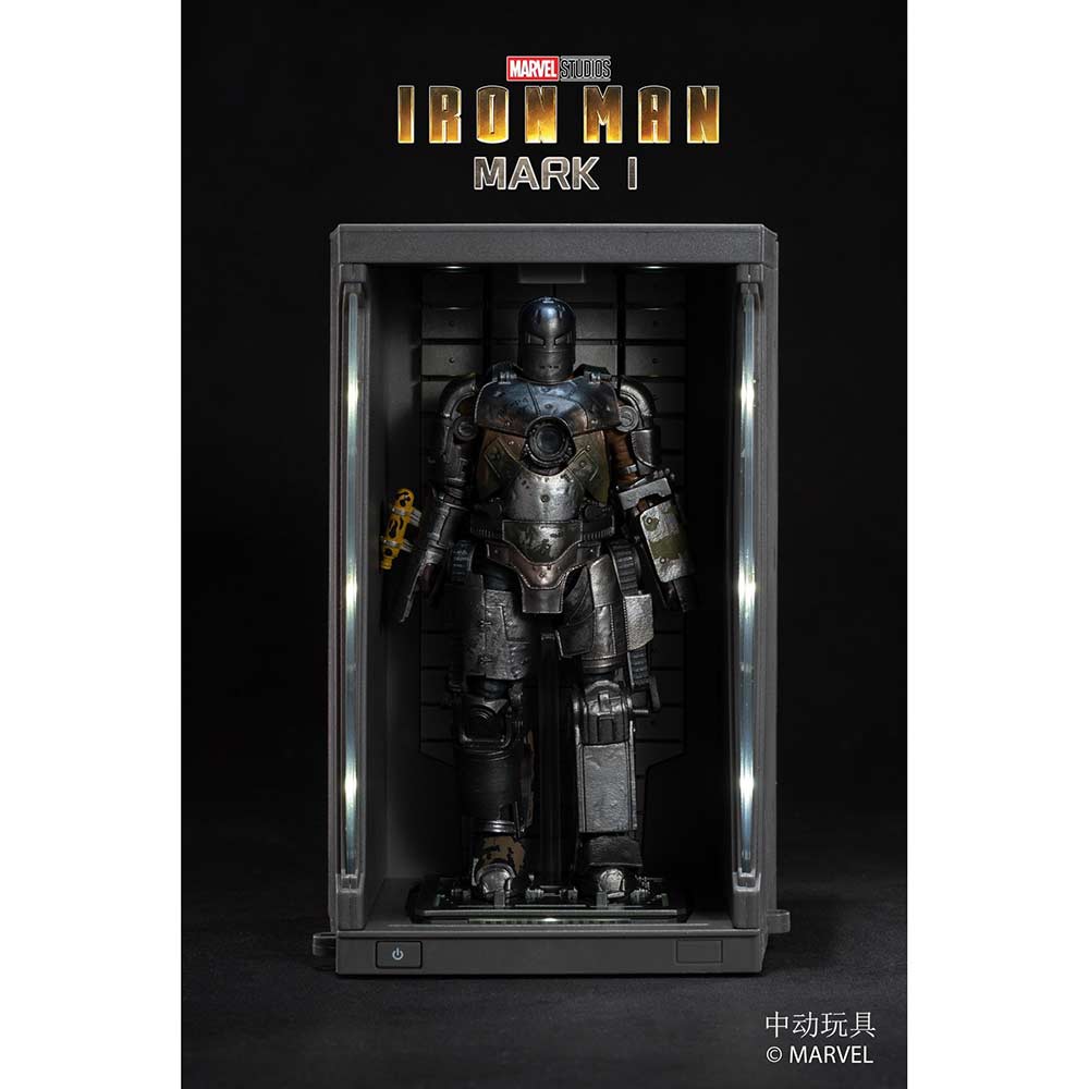 ZD Toys Iron Man Mark I with Hall of Armor (Blue Light version) Image_3