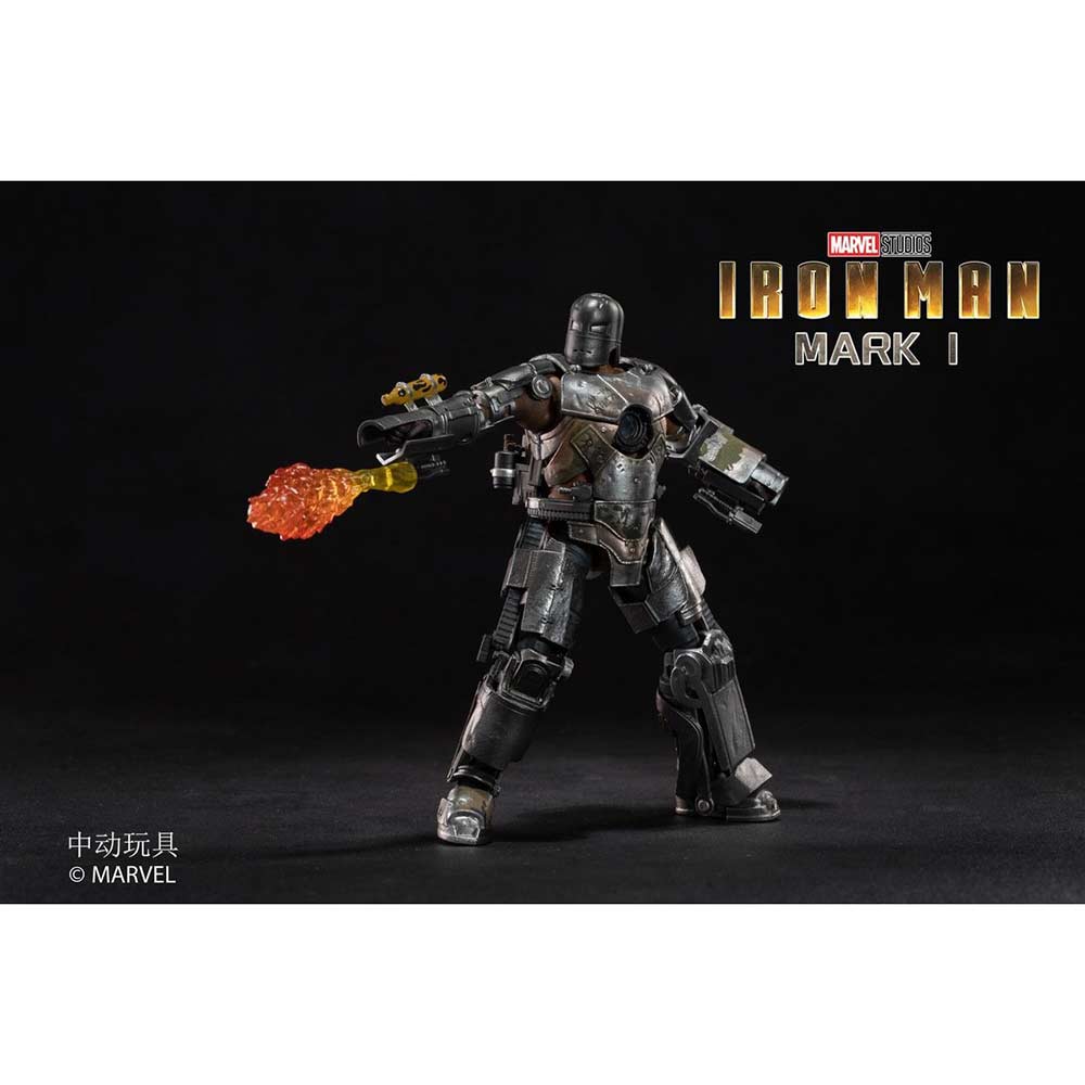 ZD Toys Iron Man Mark I with Hall of Armor (Blue Light version) Image_5