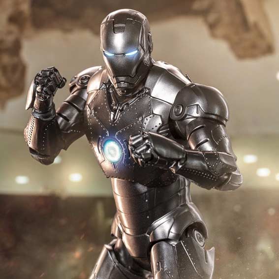 ZD Toys Iron Man Mark II with Hall of Armor (Blue Light version) Image_1