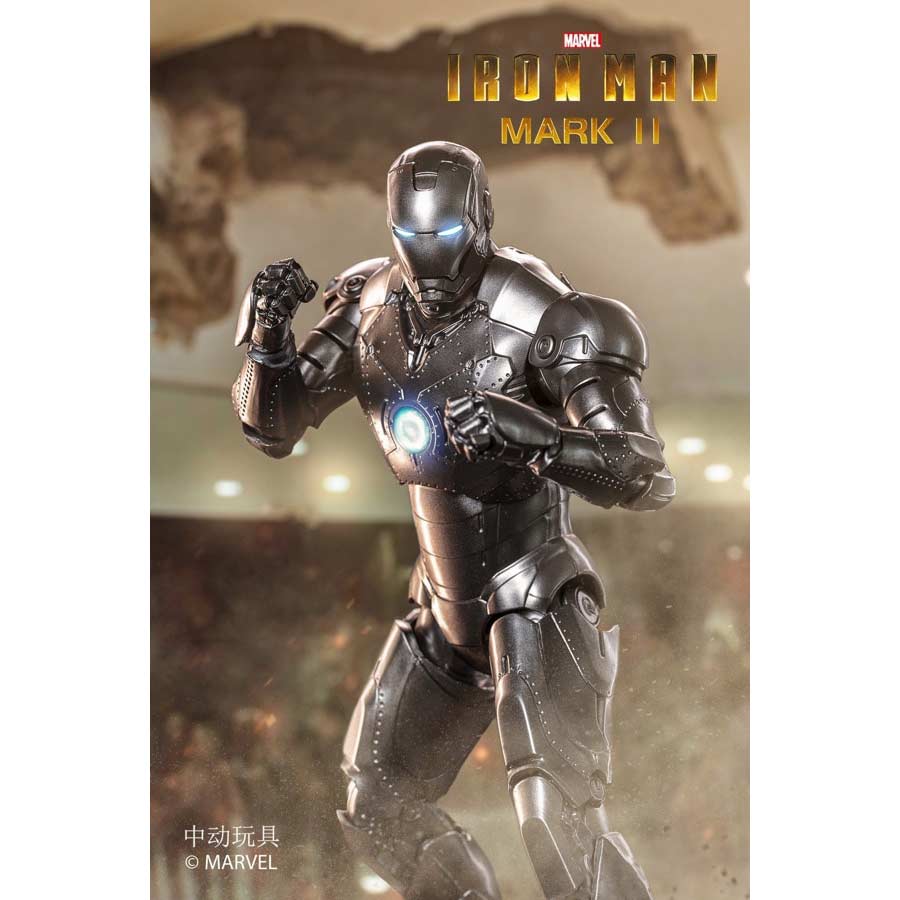 ZD Toys Iron Man Mark II with Hall of Armor (Blue Light version) Image_2