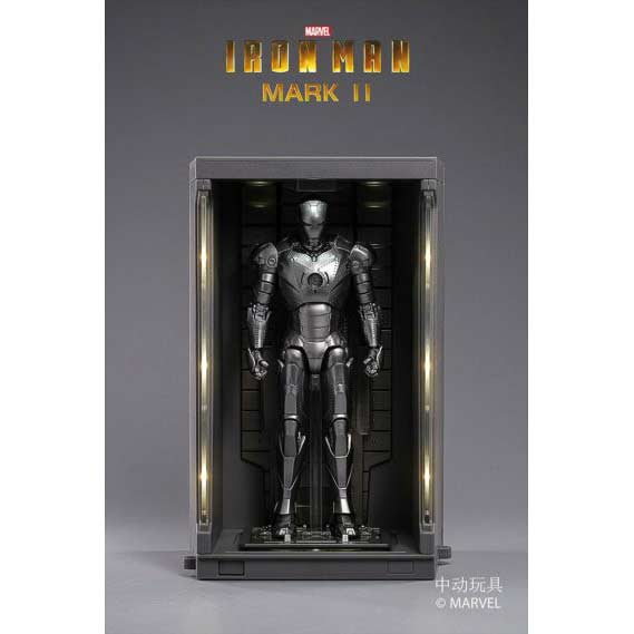 ZD Toys Iron Man Mark II with Hall of Armor (Blue Light version) Image_3