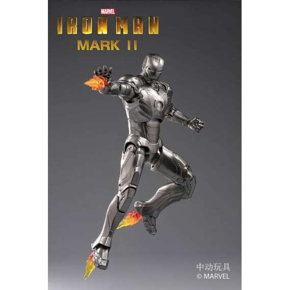 ZD Toys Iron Man Mark II with Hall of Armor (Blue Light version) Image_8