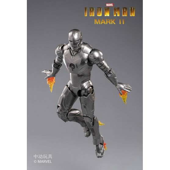 ZD Toys Iron Man Mark II with Hall of Armor (Blue Light version) Image_9