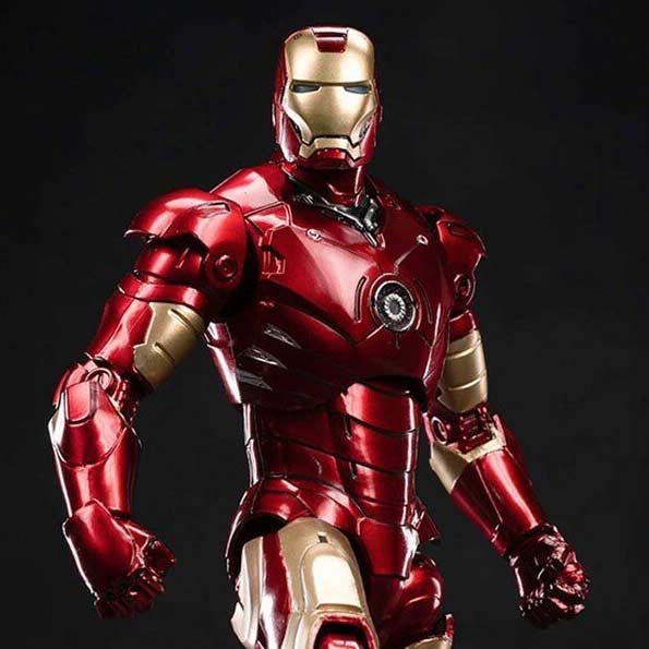 ZD Toys Iron Man Mark III with Hall of Armor (Blue Light version) Image_1