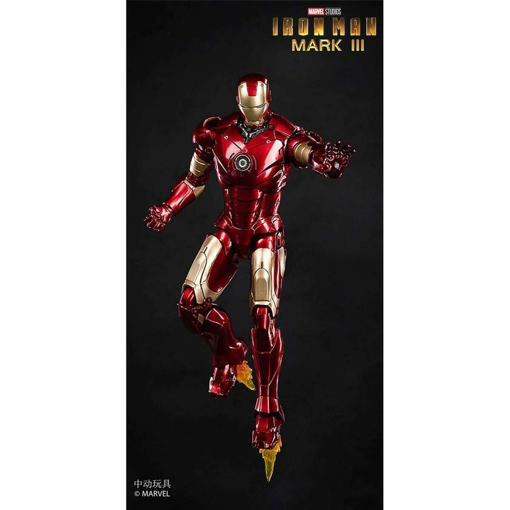 ZD Toys Iron Man Mark III with Hall of Armor (Blue Light version) Image_6