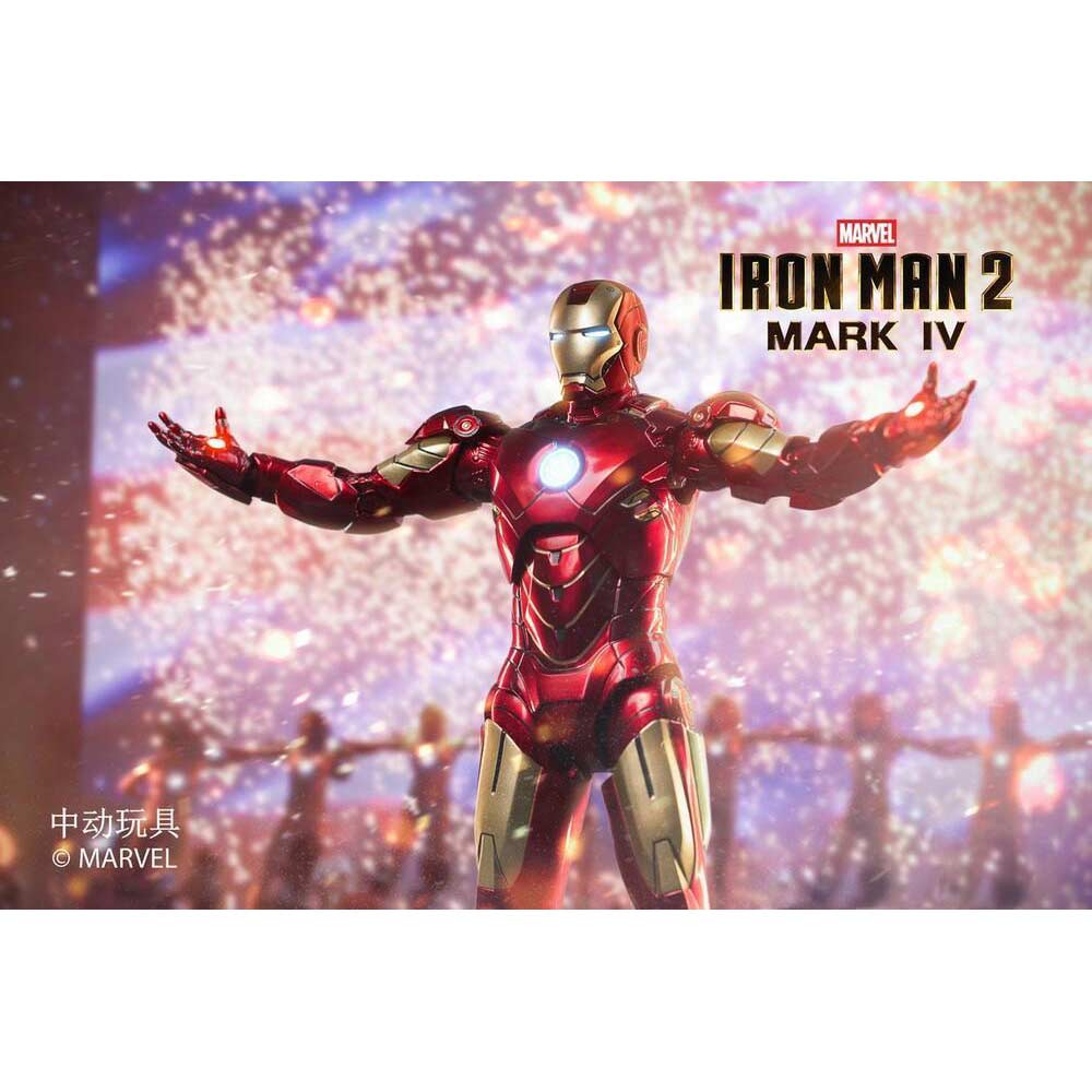 ZD Toys Iron Man Mark IV with Hall of Armor (Blue Light version) Image_9