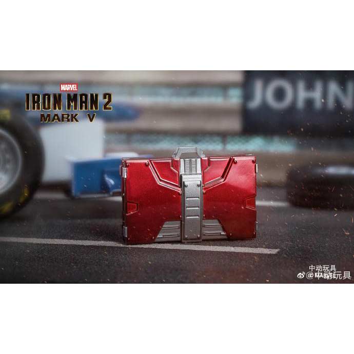 ZD Toys Iron Man Mark V with Hall of Armor (Blue Light version) Image_10