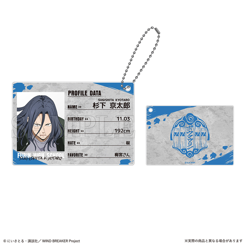 Wind Breaker Trading Profile Card Key Chain [BOX] Image_4