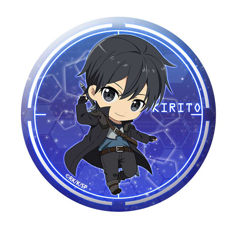 (PO) Sword Art Online Big Can Badge - Kirito Image_1