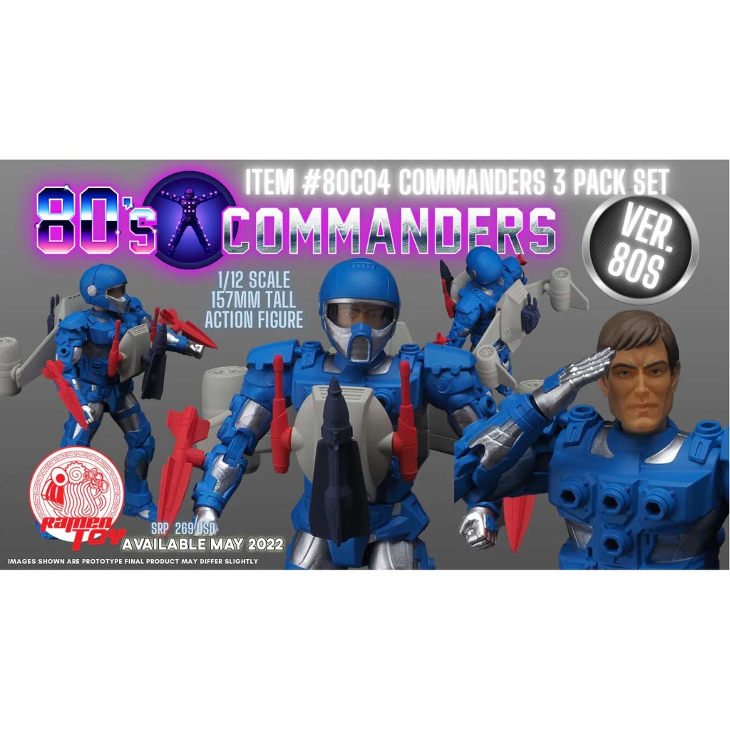 Ramen Toys #80C04 - 80's Commander 3 Pack set Image_4