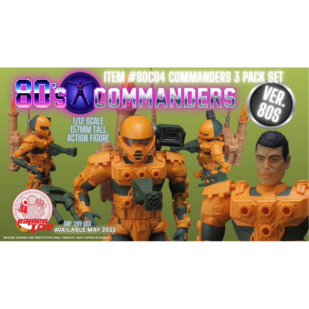 Ramen Toys #80C04 - 80's Commander 3 Pack set Image_5