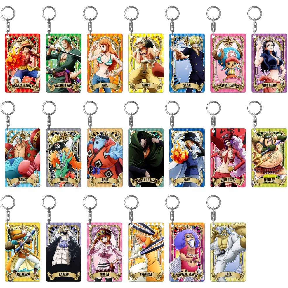 One Piece Ultimate Crew Vol. 3 Hologram Plate KeyChain [BOX] Image_1