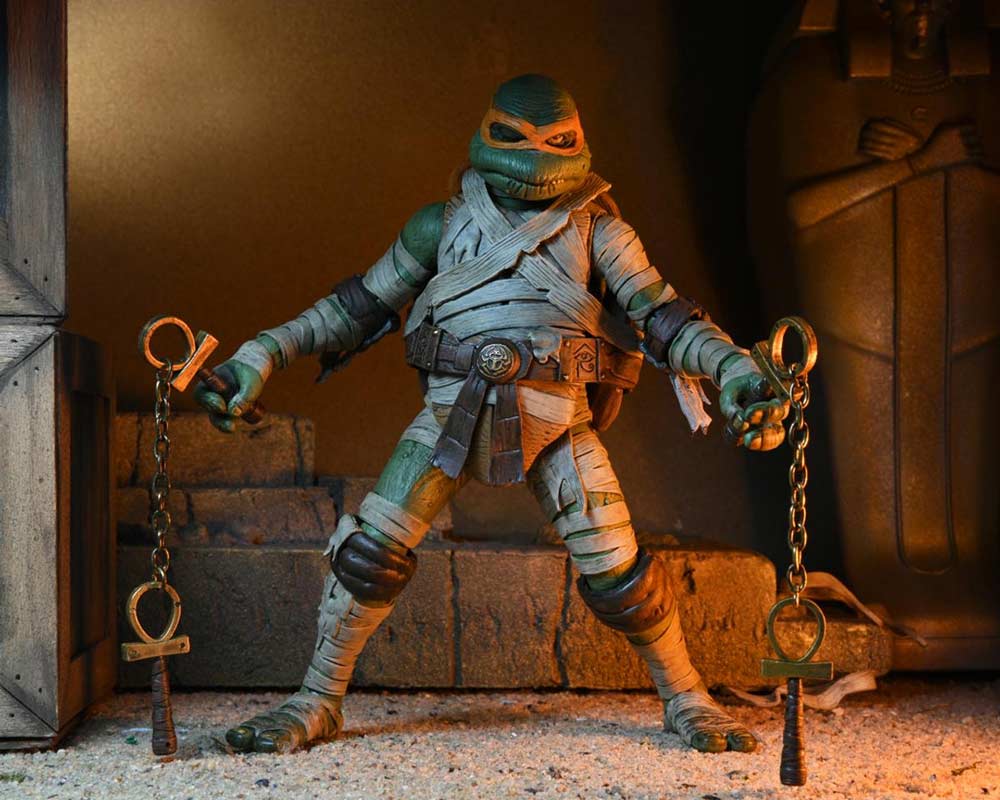 Teenage Mutant Ninja Turtle X Neca Monster Universe - Ultimate Michelangelo as The Mummy Image_12