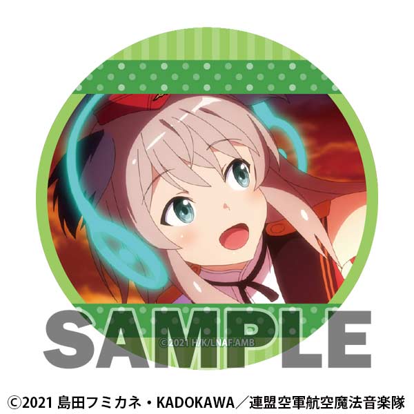 (PO) League of Nations Air Force Magic Aviation Band Luminous Witches Trading Can Badge Ginny & Inorin & Milasha Special [BOX] Image_3