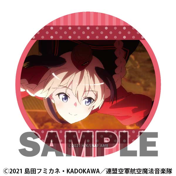 (PO) League of Nations Air Force Magic Aviation Band Luminous Witches Trading Can Badge Ginny & Inorin & Milasha Special [BOX] Image_12