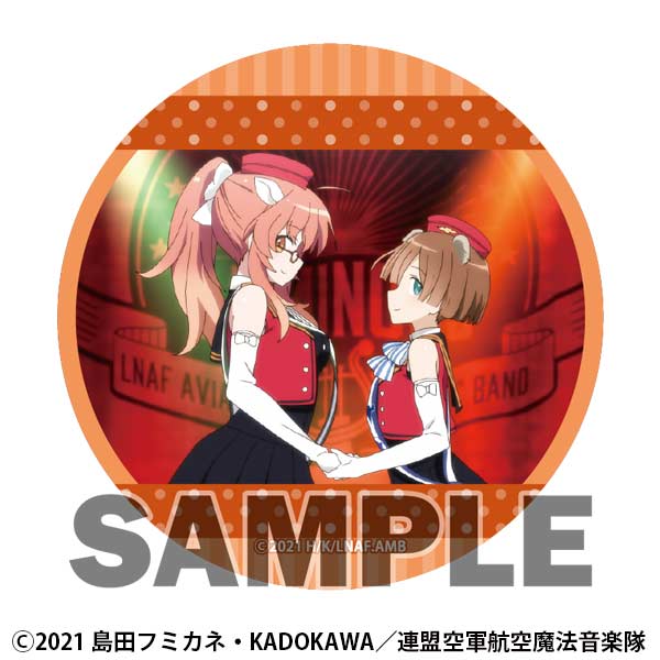 (PO) League of Nations Air Force Magic Aviation Band Luminous Witches Trading Can Badge Jo & Silvi Special [BOX] Image_10