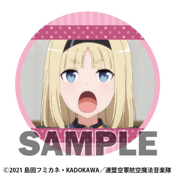 (PO) League of Nations Air Force Magic Aviation Band Luminous Witches Trading Can Badge Maria & Mana Special [BOX] Image_2
