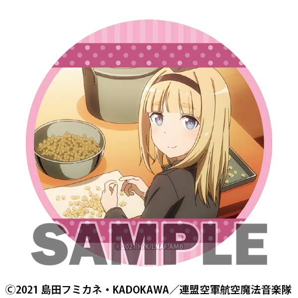 (PO) League of Nations Air Force Magic Aviation Band Luminous Witches Trading Can Badge Maria & Mana Special [BOX] Image_3