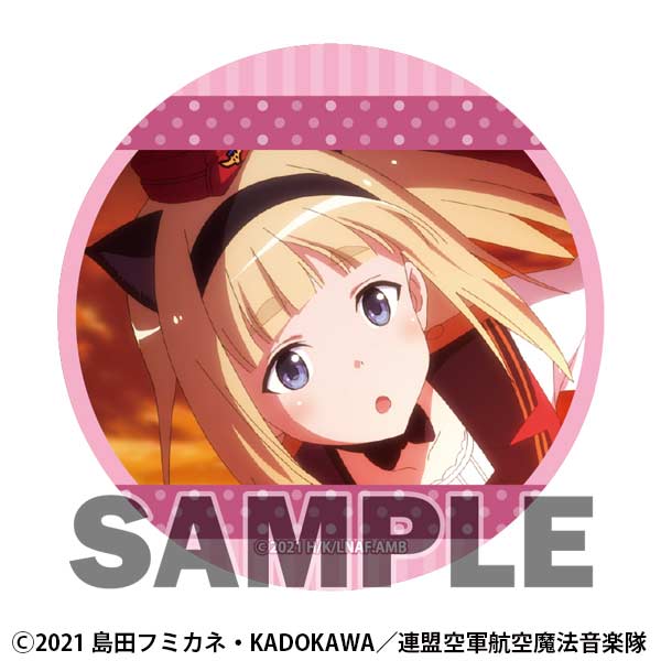 (PO) League of Nations Air Force Magic Aviation Band Luminous Witches Trading Can Badge Maria & Mana Special [BOX] Image_5