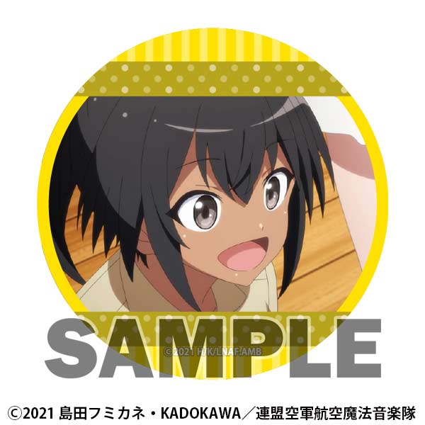 (PO) League of Nations Air Force Magic Aviation Band Luminous Witches Trading Can Badge Maria & Mana Special [BOX] Image_8