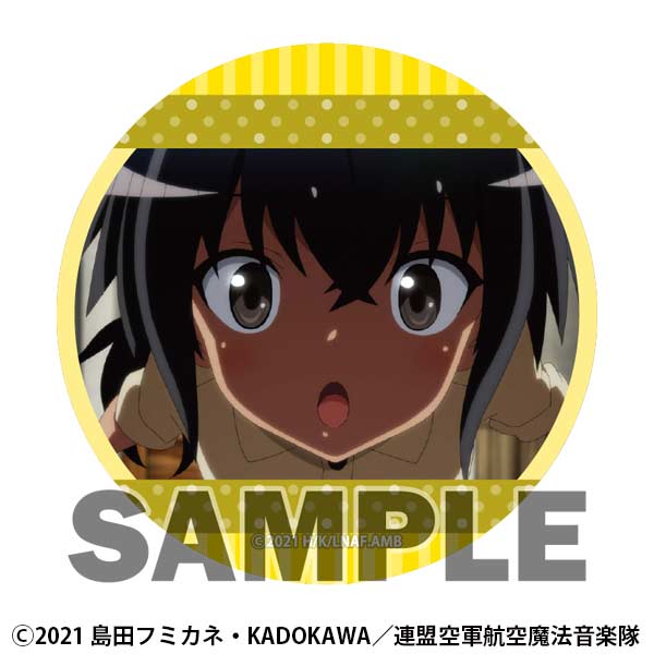 (PO) League of Nations Air Force Magic Aviation Band Luminous Witches Trading Can Badge Maria & Mana Special [BOX] Image_11