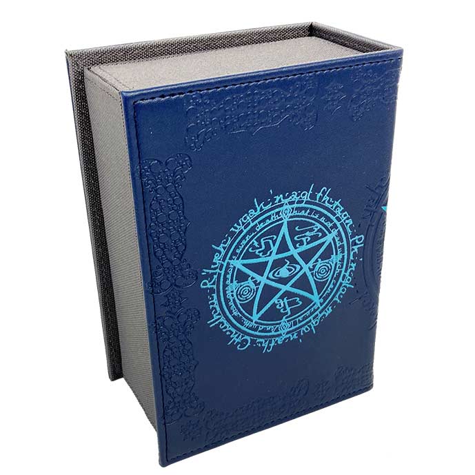 (PO) Book Type Synthetic Leather Deck Case W Elder Sign Image_2