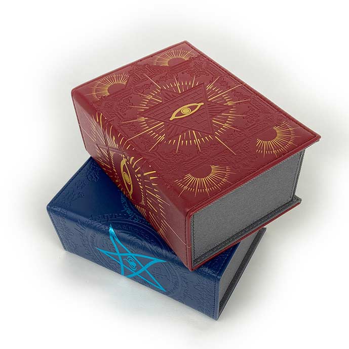 (PO) Book Type Synthetic Leather Deck Case W Elder Sign Image_3