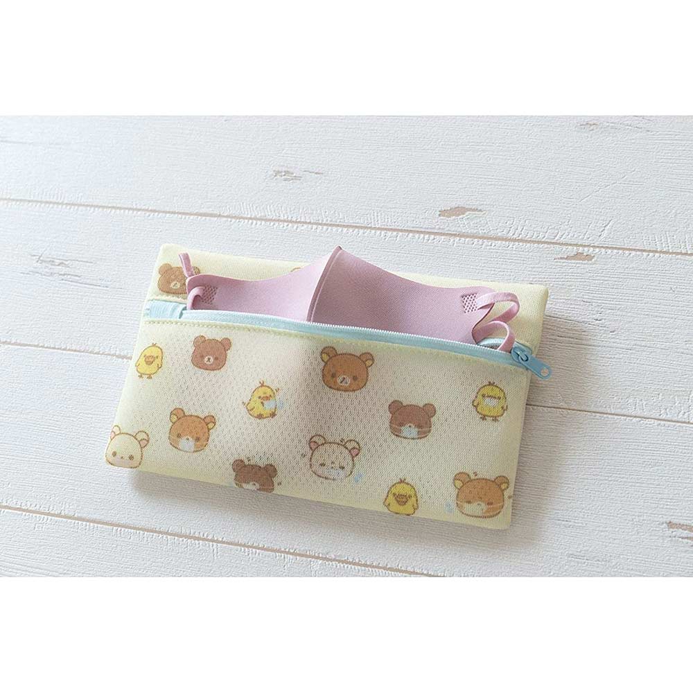 Rilakkuma Laundry net for mask Pink KG03002 Image_4