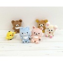 Rilakkuma Blue Wolf Key Holder Plush MF21301 Image_4