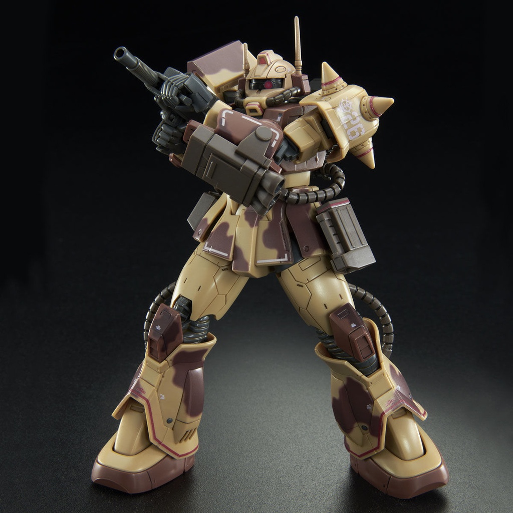 HG 1/144 Gundam - Zaku Desert Type (Double Antenna Type) (P Bandai) Image_5