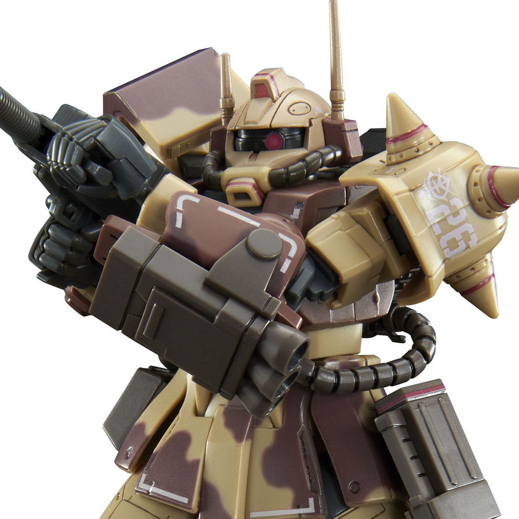 HG 1/144 Gundam - Zaku Desert Type (Double Antenna Type) (P Bandai) Image_10