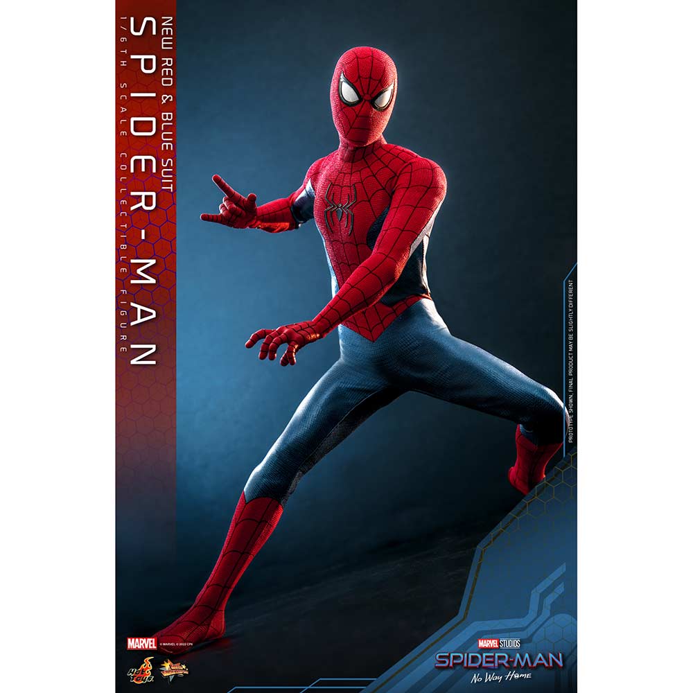(PO) Movie Masterpiece Series MMS679 - Spider-Man: No Way Home - Spider-Man (New Red & Blue Suit) Image_8
