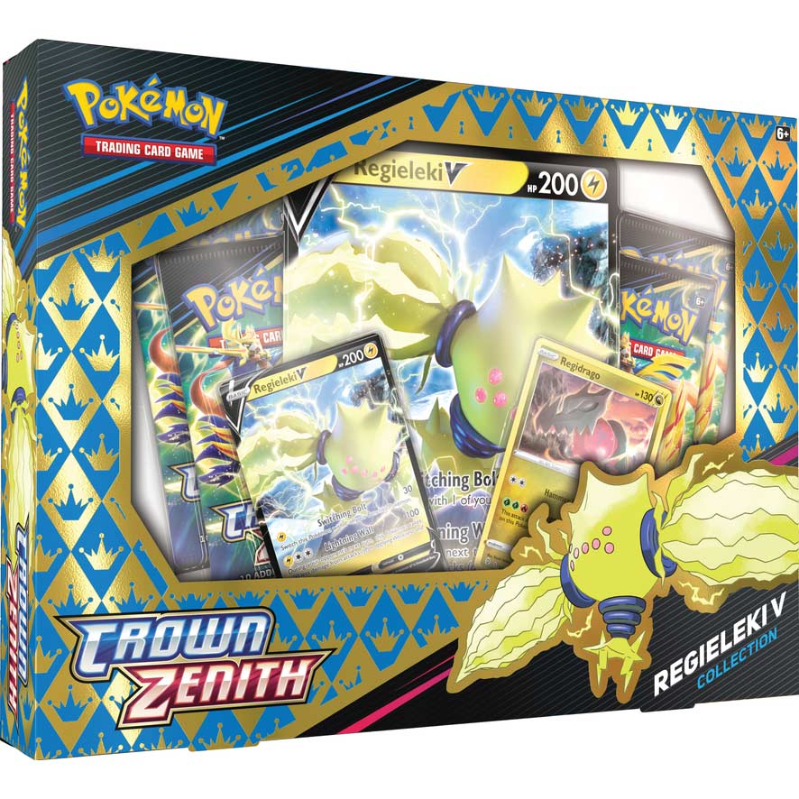 Pokemon TCG: Sword & Shield SS 12.5 V Box Crown Zenith Regidrago V / Regieleki V Image_2